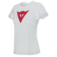 DAINESE T-SHIRT SPEED DEMON LADY WHITE/RED