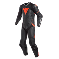 DAINESE LAGUNA SECA 4 1PC BLACK/BLACK/FLUO-RED