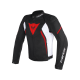 DAINESE AVRO D2 TEX JACKET BLACK/WHITE/RED