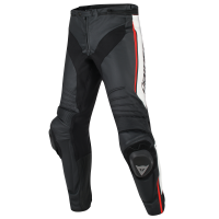 DAINESE MISANO PANTS BLACK/WHITE/RED-FLUO