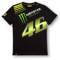 VR46 T-SHIRT MONSTER MONZA BLACK