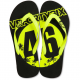 VR46 FLIP FLOPS BLACK/YELLOW