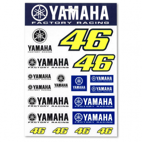 VR46 STICKERS LARGE YAMAHA