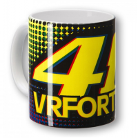 VR46 CUP VRFORTYSIX BLACK/WHITE/YELLOW