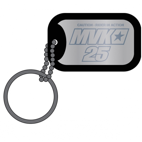 VR46 KEYHOLDER MAVERICK VINALES BLACK/GREY