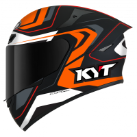 KYT TT-COURSE OVERTECH BLACK/ORANGE