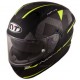 KYT NF-R LOGOS BLACK MATT/YELLOW