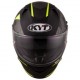 KYT NF-R LOGOS BLACK MATT/YELLOW