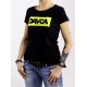 DAVCA T-SHIRT WOMEN LOGO FLUO