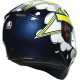 AGV K-3 SV - BUBBLE BLUE/WHITE/YELLOW FLUO