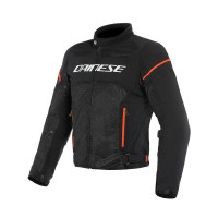 DAINESE AIR FRAME D1 TEX JACKET BLACK/FLUO-RED