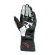 DAINESE CARBON 3 LONG GLOVES BLACK/FLUO-RED/WHITE